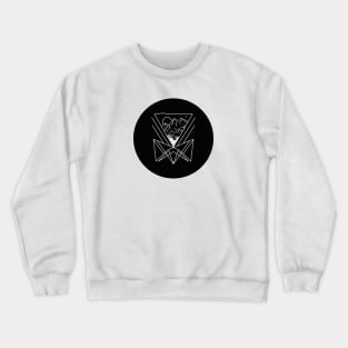 Symmetrical Mountain Landscape Illustration Crewneck Sweatshirt